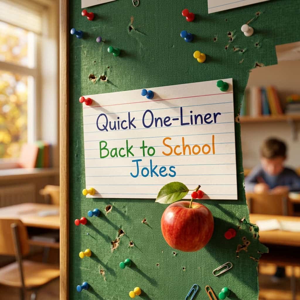 Quick One-Liner Back to School Jokes
