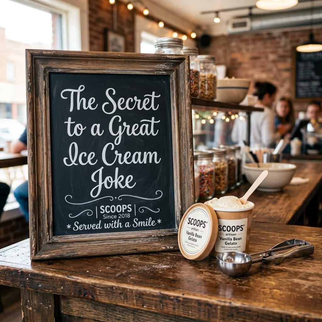 The Secret to a Great Ice Cream Joke