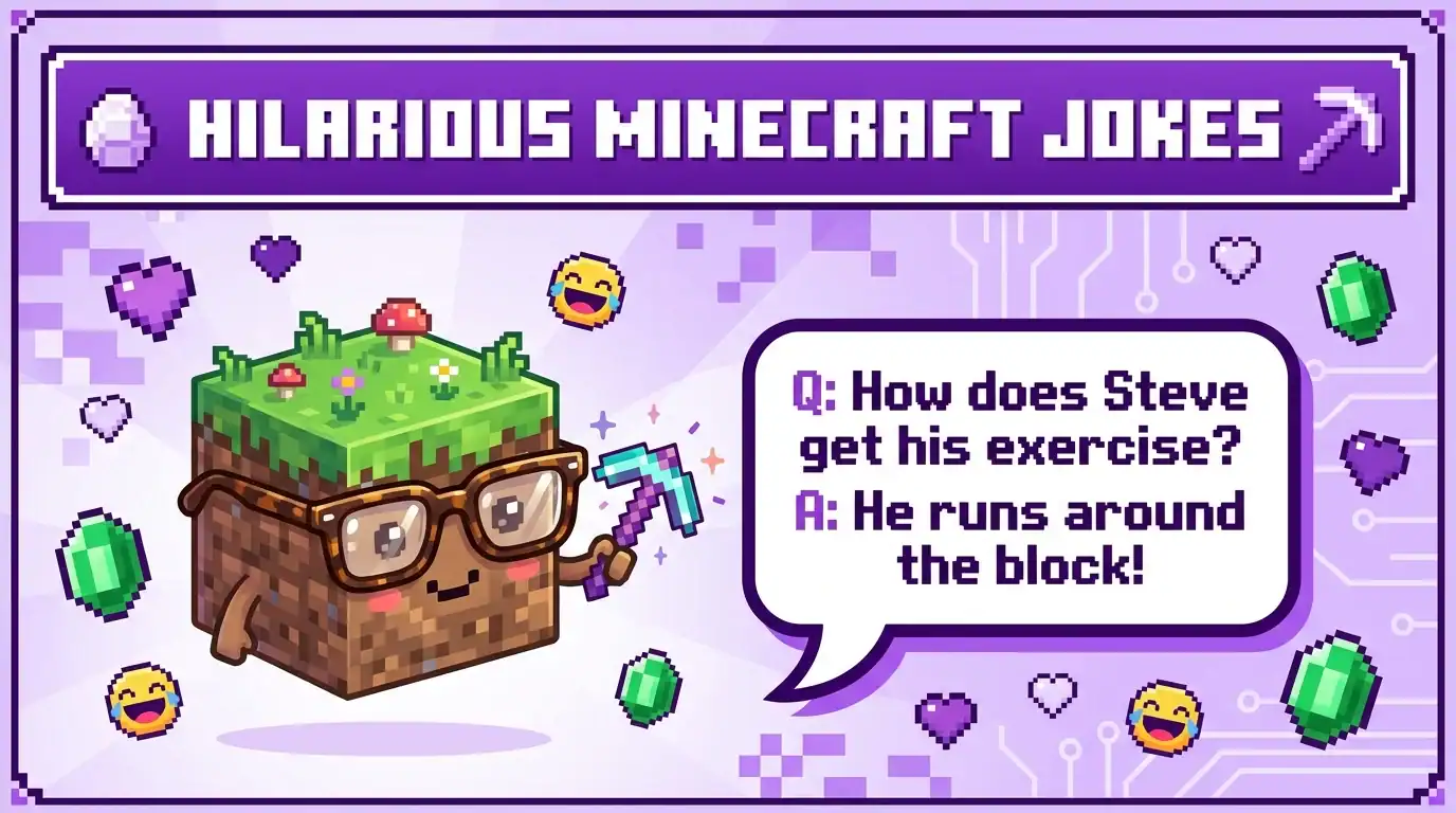 minecraft jokes featured image