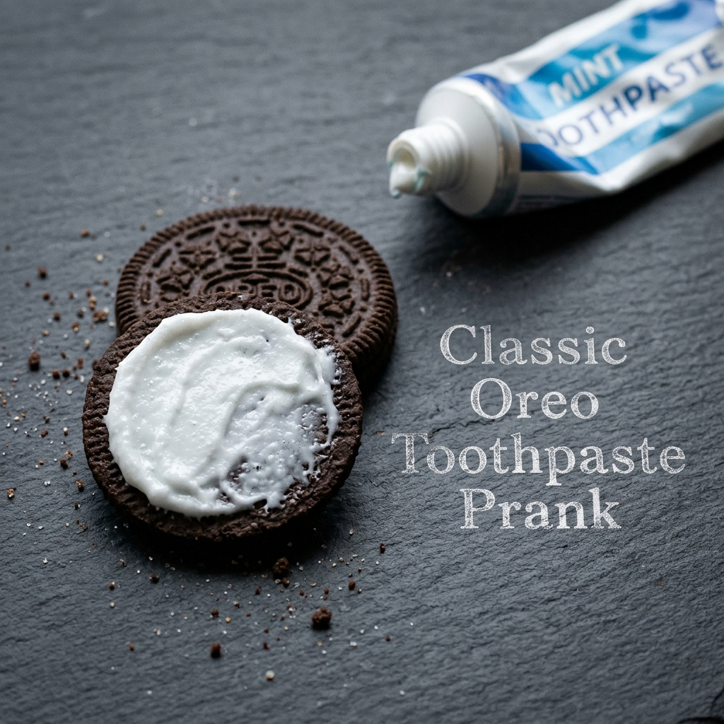 Classic Oreo Toothpaste Prank