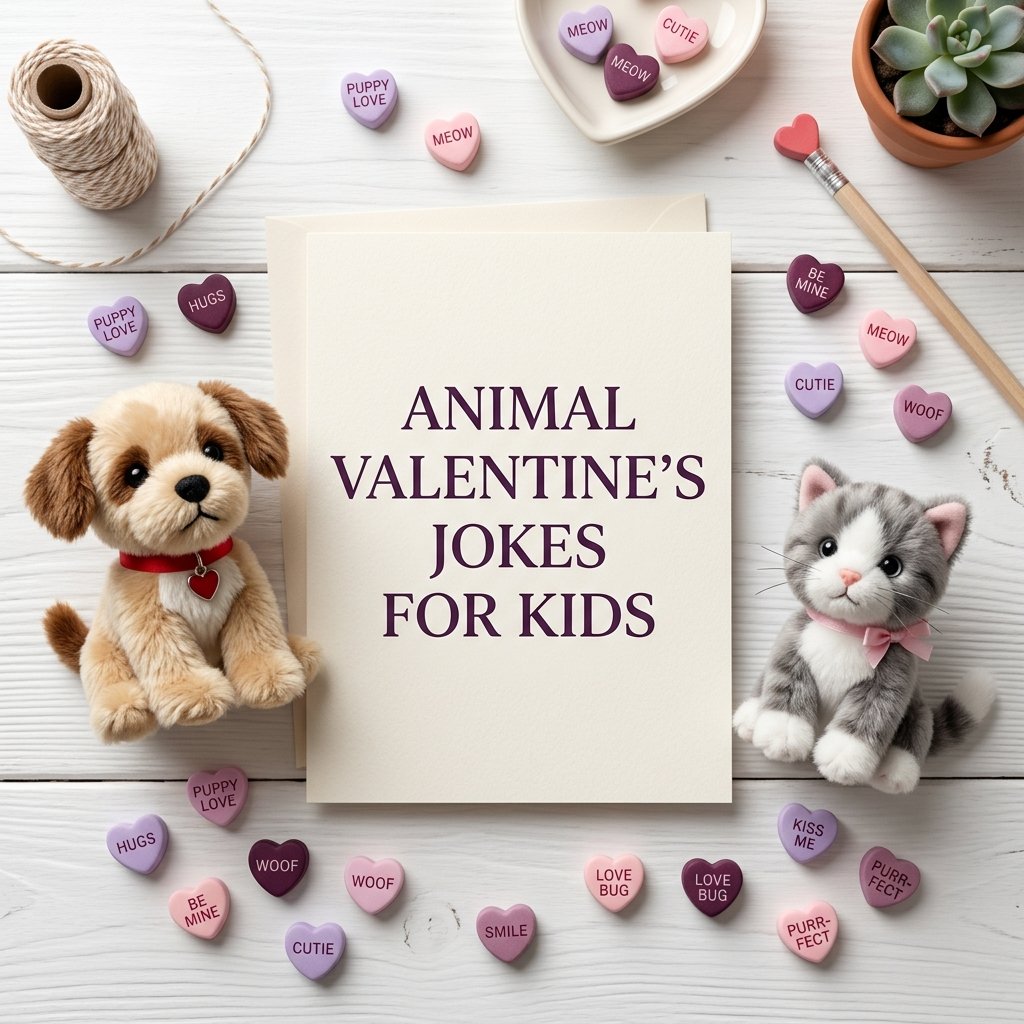 Animal Valentine's Jokes for Kids